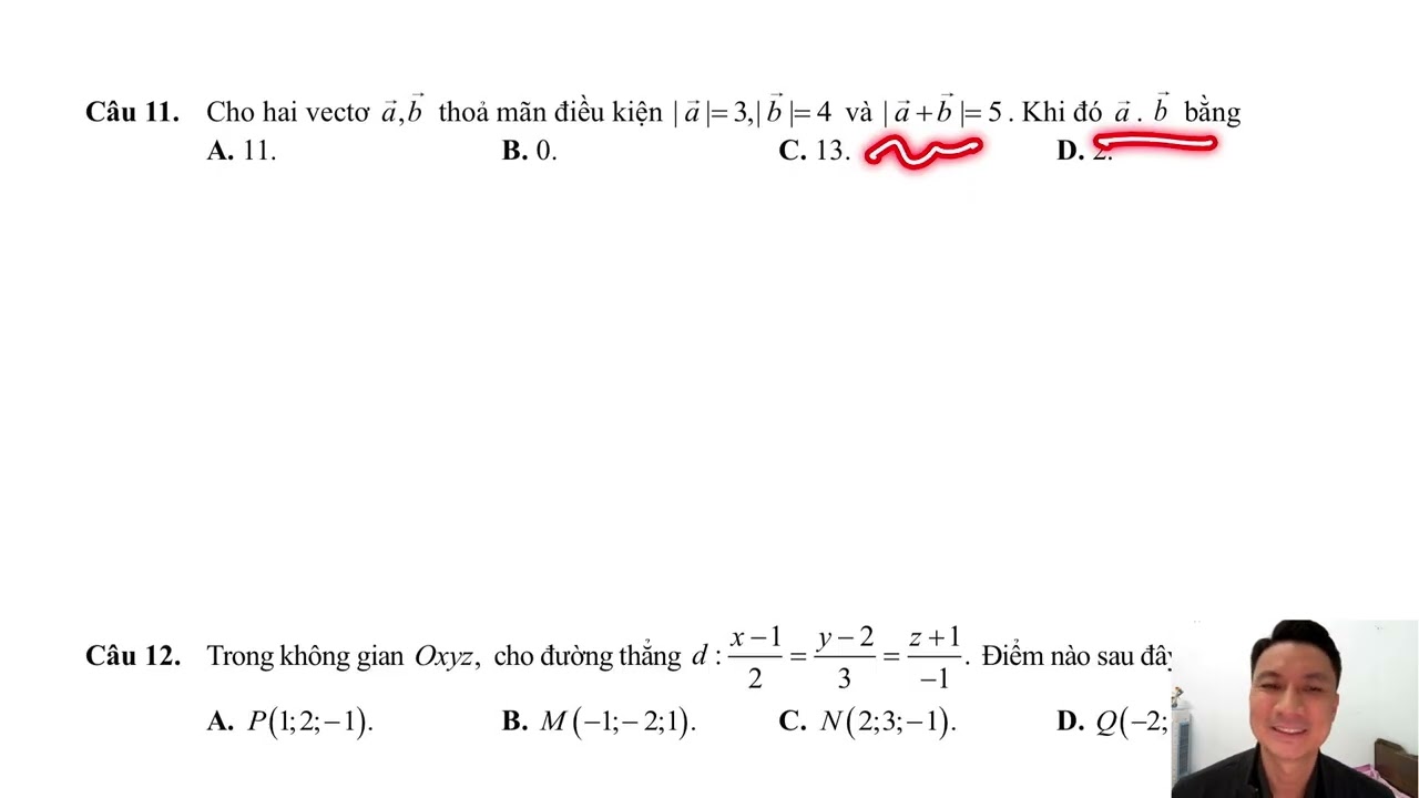 TỔNG ÔN HÌNH TỌA ĐỘ OXYZ (THẦY ĐỖ XUÂN THẮNG)