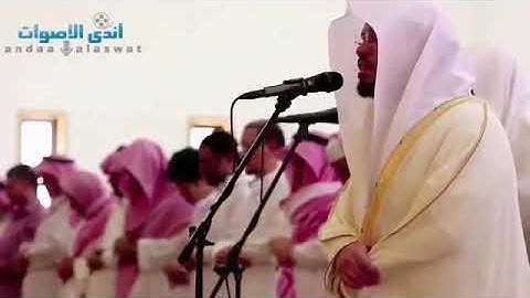 تلاوة رائعة للشيخ ياسر الدوسري من سورة الفجر.