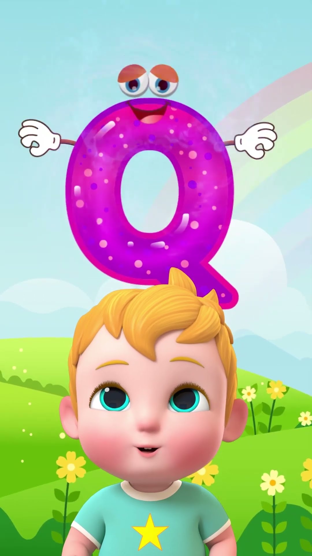 ABC | Q For Queen | Abc Shorts for kids | Toddler Learning Videos | NuNu Tv Nursery Rhymes