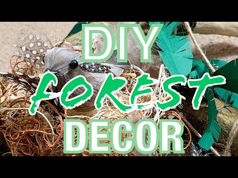 Video: DIY FOREST ROOM DECOR | Enchanting decoration made with tree branches | Interesting Chandelier Decor