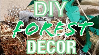 DIY FOREST ROOM DECOR | Enchanting decoration made with tree branches | Interesting Chandelier Decor