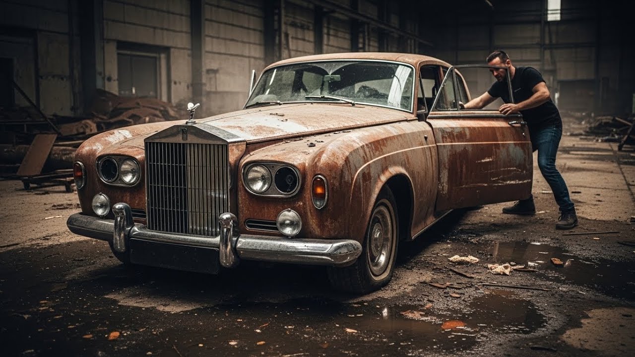 ASMR Car Restoration Rebuild of Rolls-Royce Phantom V 1962 from Abandoned Condition to Looking New
