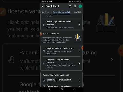 Video: Android qurilmalarida Google -ning xavfsiz qidiruv funksiyasini o'chirishning 4 usuli