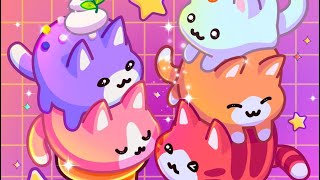 Colorscapes App | Kawaii | Ice Cream | Cats | Color By Numbers | Animated screenshot 3