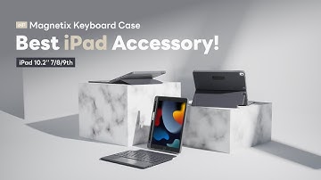 2025 The Best iPad Accessory - eiP Magnetix Keyboard Case for 10.2" 7/8/9th