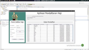 Membuat Aplikasi Daftar Haji Menggunakan Bahasa Java