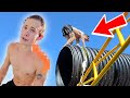 We Made a Backyard WATERPARK! (Instant Regret)