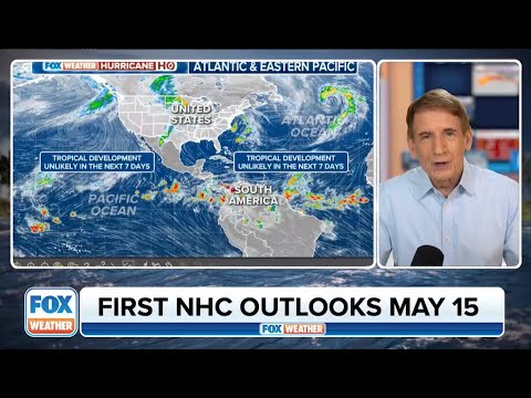 First NHC Tropical Outlooks of Hurricane Season 2025 - YouTube