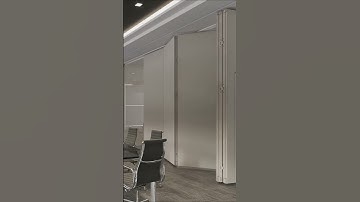 Автоматическая раздвижная перегородка с дверь для офиса организации