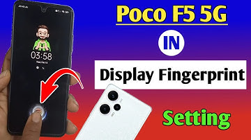 Poco f5 5g in display fingerprint setting / poco f5 mein display fingerprint lock Kaise lagaen