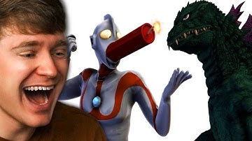 Reacting to GODZILLA vs ULTRAMAN but its HILARIOUS!