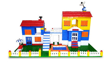 Huge Lego House || peacock Smart Block House || Bricks Custom House