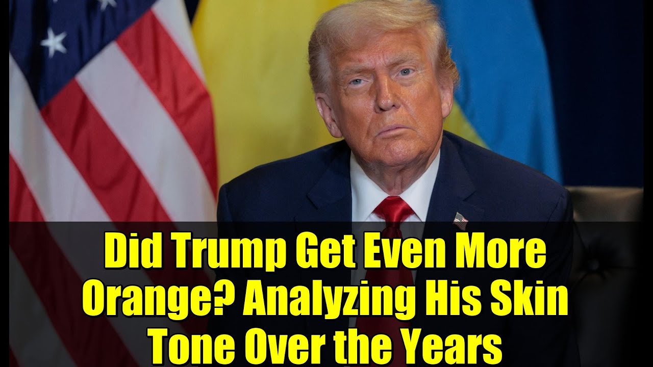 Трамп стал ещё более оранжевым? Анализируем тон его кожи с годами