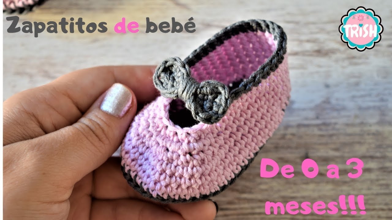 Featured image of post Zapatitos Tejidos Para Ni a Patrones Tutorial diy para aprender como tejer unos bonitos zapatos a crochet o ganchillo modelo linette