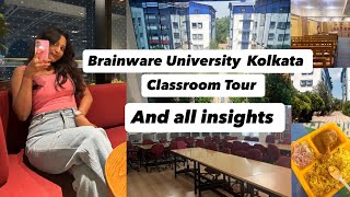 Brainware University Kolkata Honest Review 2026 | Classroom Tour, Fees, Hostel, PG All insights ๐ฒ