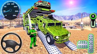 Jugando con Vehículos del Ejército - Juegos Android | Camión Transportador de Vehículos Militares screenshot 4