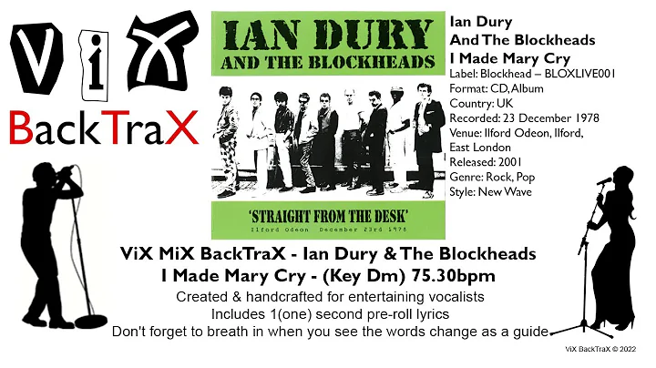 Ian Dury & The Blockheads - I Made Mary Cry - (Key...