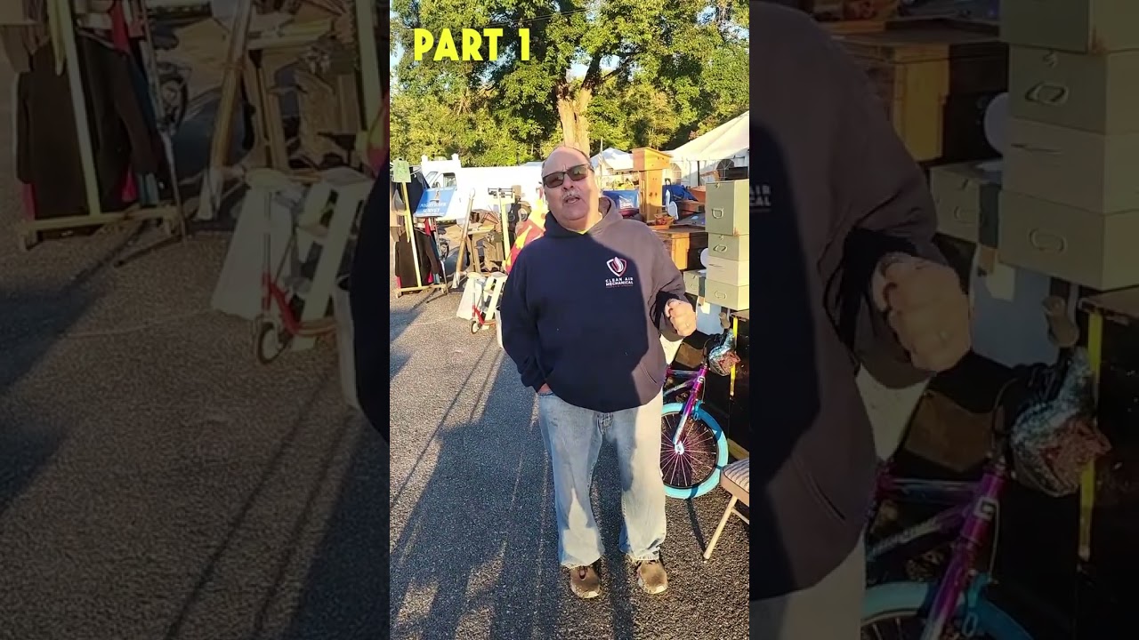 One of my Favorite Flea Market Vendors! part 1 