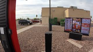 Oreo Shake? Burger King Drive-Thru Broken Ice Cream Machine Gila Bend Arizona 9 April 2022