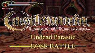 Castlevania: Lament of Innocence - Leon Belmont VS Undead Parasite [BOSS BATTLE].