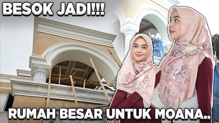 BISMILLAH BESOK JADI RUMAH BARU MOANA..!!