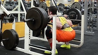 Squat - 475 lbs (215 KG) x 8 Reps @ 181 lbs (82 KG)