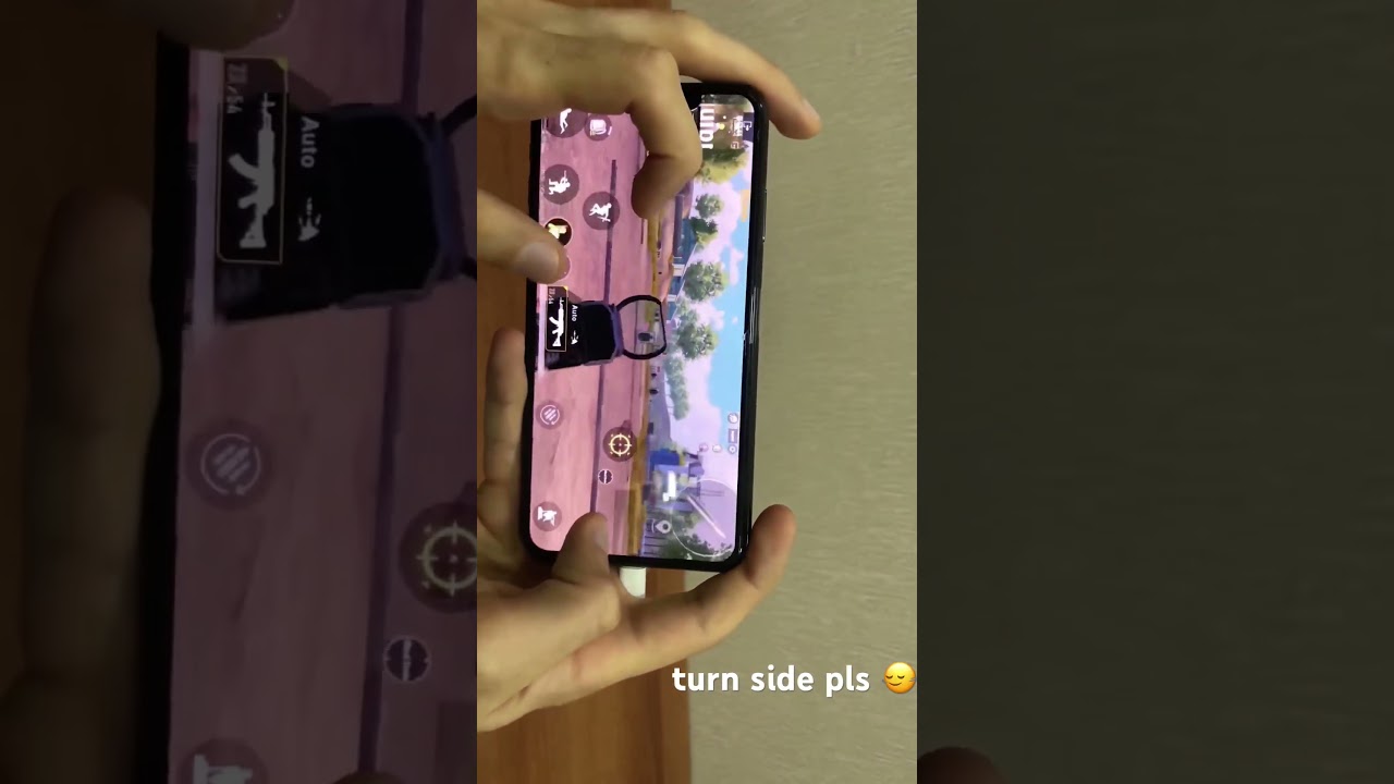 How using ‘3D touch’ looks like on pubg mobile 😈😈