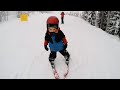 3 year old - first time skiing