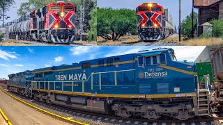 ¡ESPECTACULAR TREN MAYA Y LOS MEJORES TRENES DE FERROMEX EN AGUASCALIENTES! PATIO DE ROMO Y MÁS!