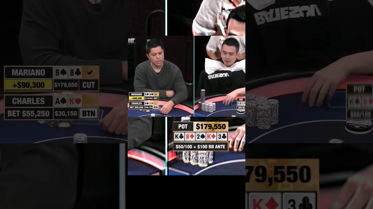 Mariano Hits A MASSIVE Cooler Against Charles ♤ 179$k Pot 