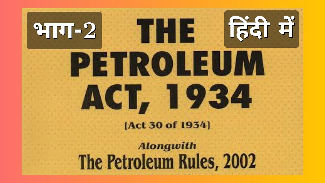 Petroleum act -2