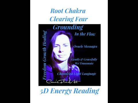 Root Chakra, Fear, Grounding into Gaia Channeled Light Language Healing Message Crystal Reiki (ASMR)