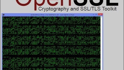 Build OpenSSL on Windows