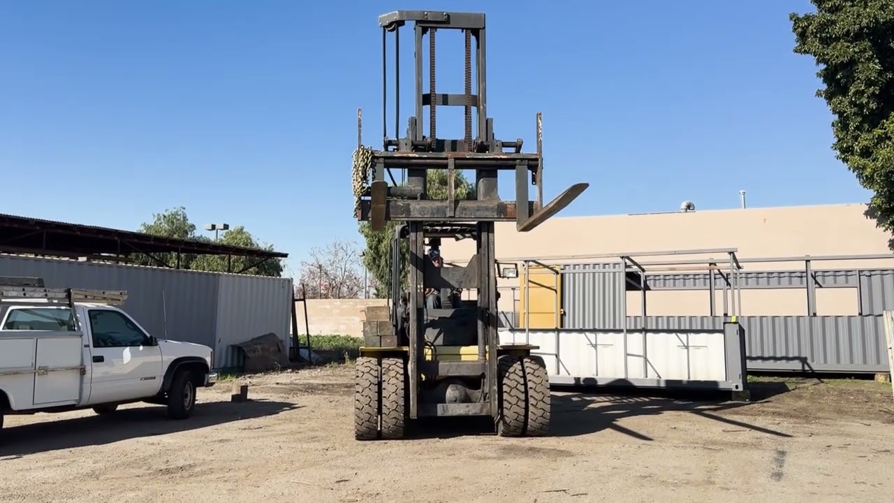 2007 Hyster Model H190 17,000lb Propane Forklift