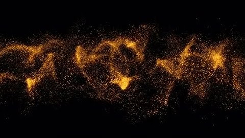 Gold Particles Stream Stock Motion Graphics