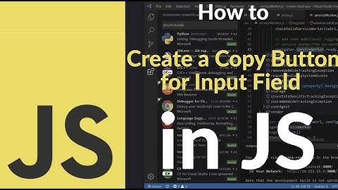 How to Create a Copy Button for Input Field Using JavaScript | Copy to Clipboard Feature Made Easy