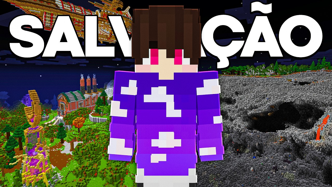 COMO EU SALVEI MINECRAFT SUPER