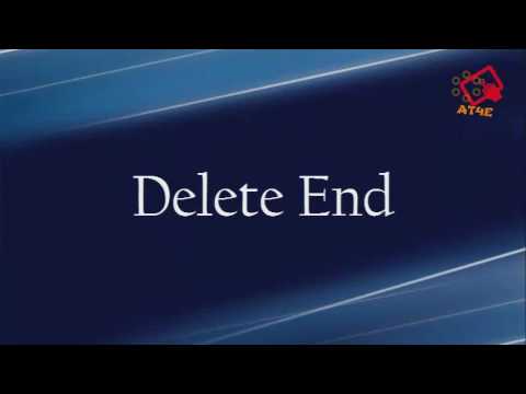 Data structure - circular linked list - deleting methods (delete from begin - end )