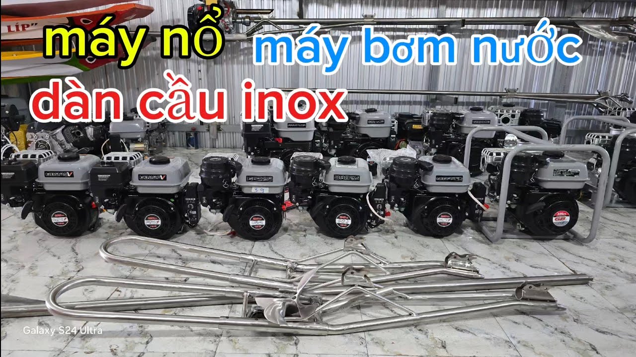 Máy nổ GB7.8hp giá rẽ,  động cơ xăng giá rẻ,  máy bôm nước, dàn cầu inox 0969503779 ngày 28/2/2026