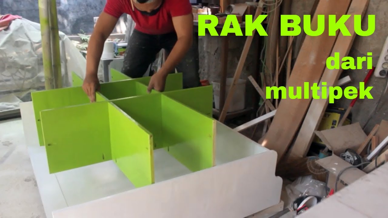  CARA  MEMBUAT  RAK BUKU  DARI  MULTIPLEK PLYWOOD YouTube