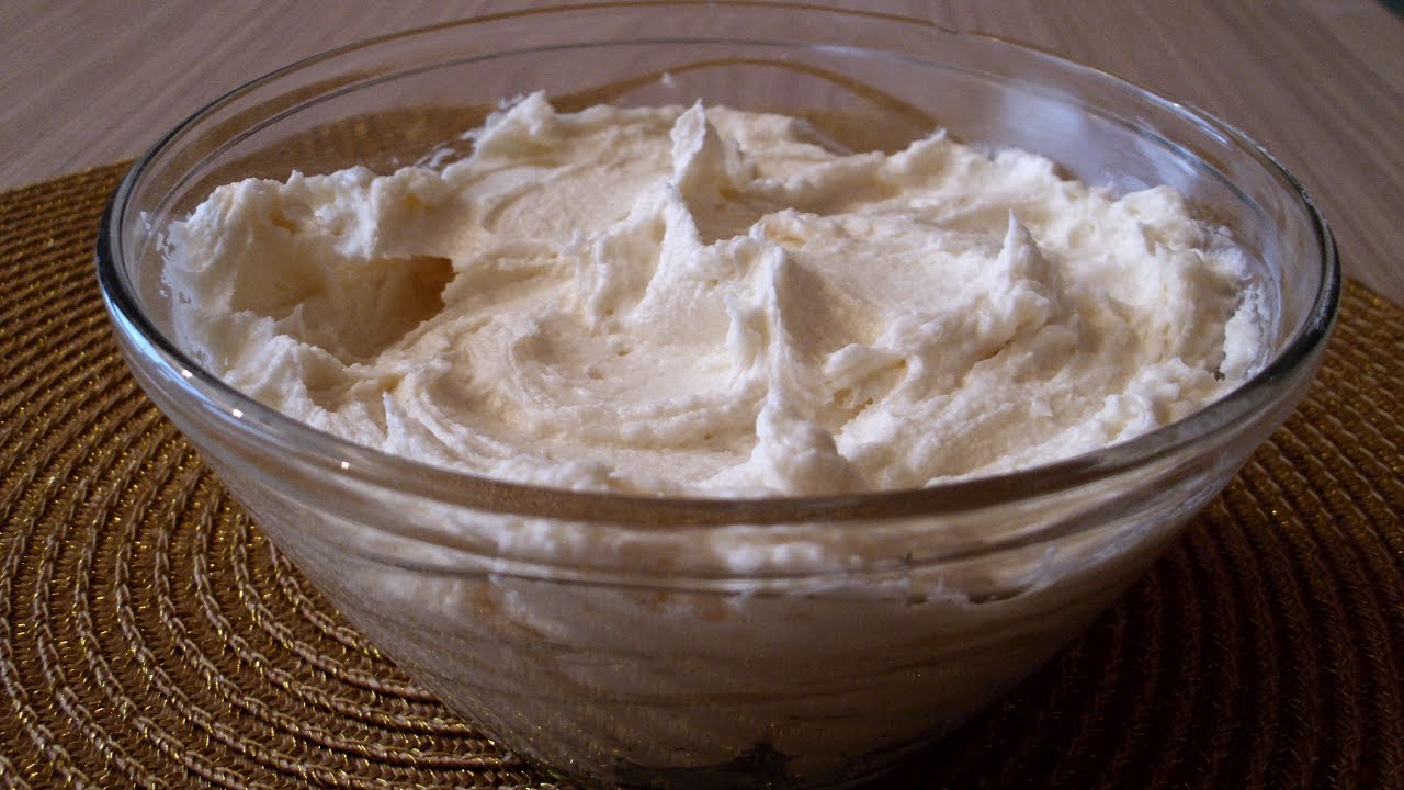 Krem od margarina (buttercream) YouTube