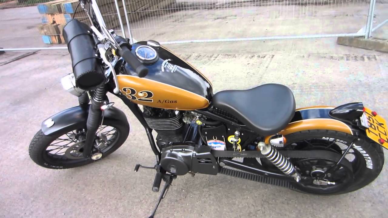 Suzuki Savage bobber walkround and ride