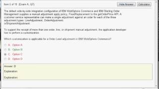 C2050-725 IBM WebSphere Commerce V7 (FEP 7) Application Development