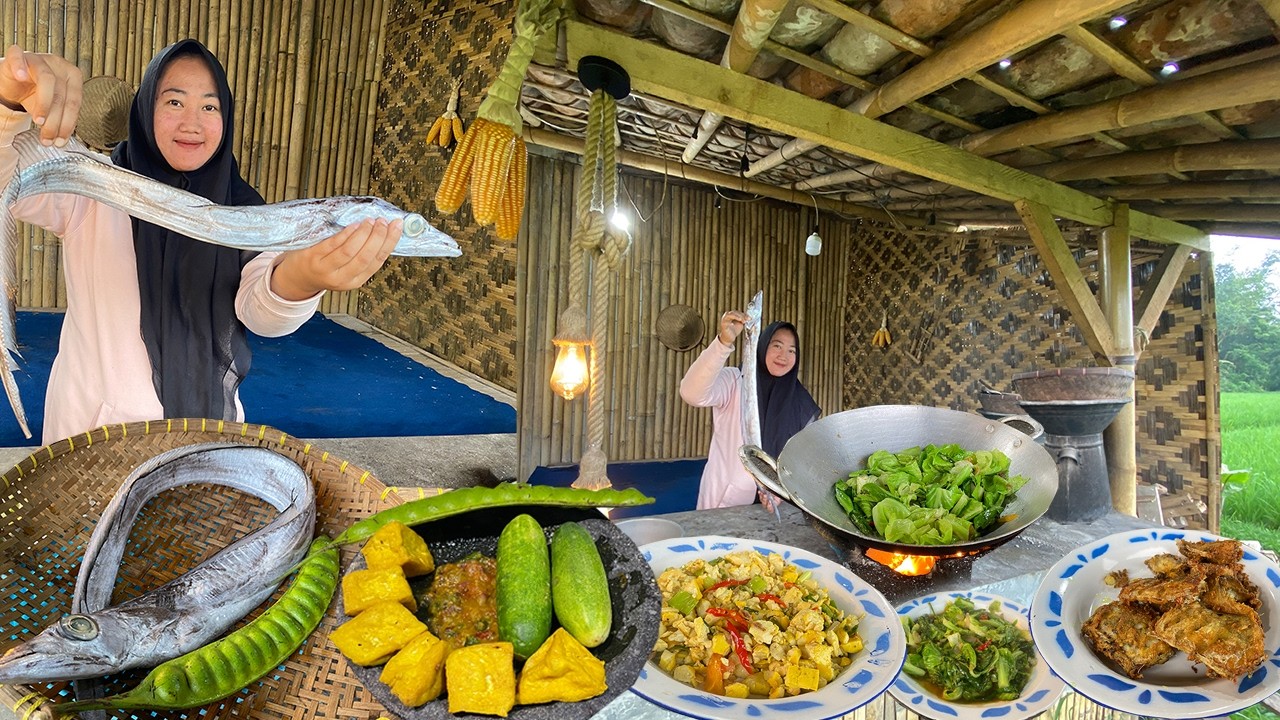 MENU BUKA PUASA SEDERHANA | MASAK IKAN LAYUR,TUMIS KECIWIS, BEJEK TAHU MENU LEGENDARIS