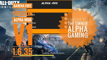GARENA cod Alpha mod v1 | free version | 1.6.35 | Alpha mods | S10 | no crash
