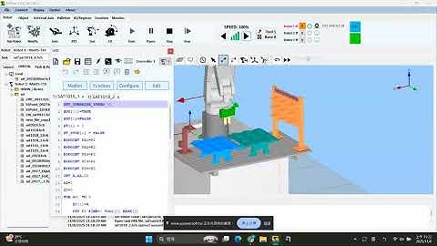 [上銀機器人手臂教學]以迴圈技巧撰寫程式，分別跑2個料盤(左邊A料盤和立架C料盤)的9格位置，令A料盤為TOOL[1]BASE[0]，立架C料盤為TOOL[1]BASE[31]