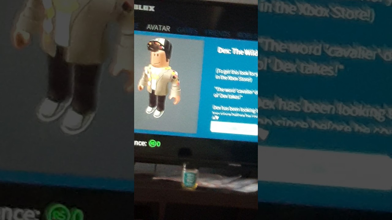 There Is A New Roblox Xbox One Character And His Name Is Dex Youtube - dex roblox package