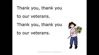 Thank You To Our Veterans - Presentation Kit excerpt (accompaniment version)