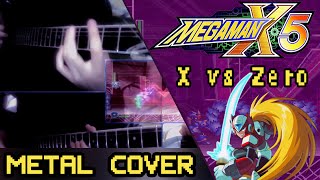 MEGAMAN X5: Megaman X vs Zero (Rock/Metal Guitar Remix Theme) | AHmusic