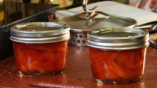 How to Can Marinated Red Peppers